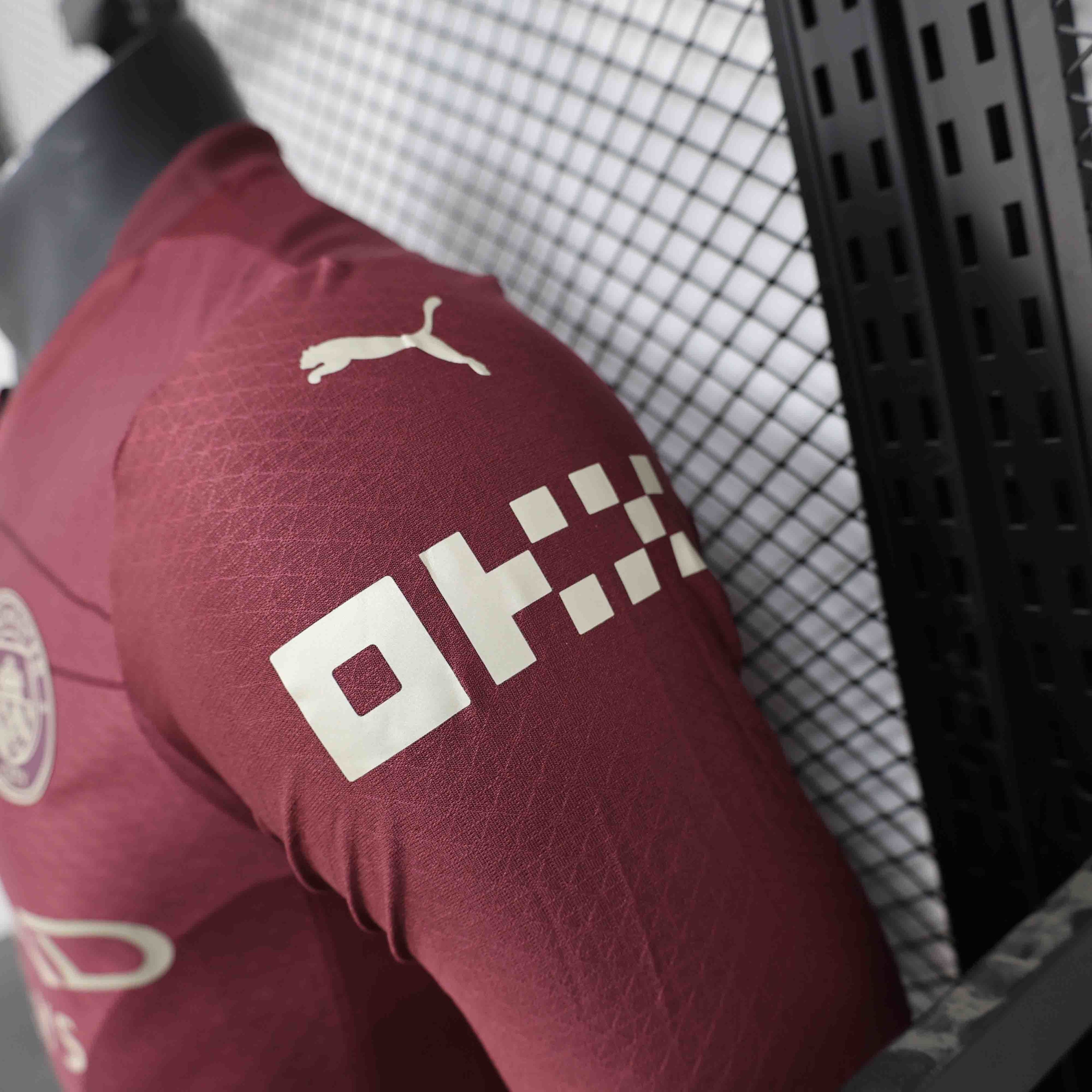 24-25 Manchester City Third Kit Long Sleeve Player Version Shirt