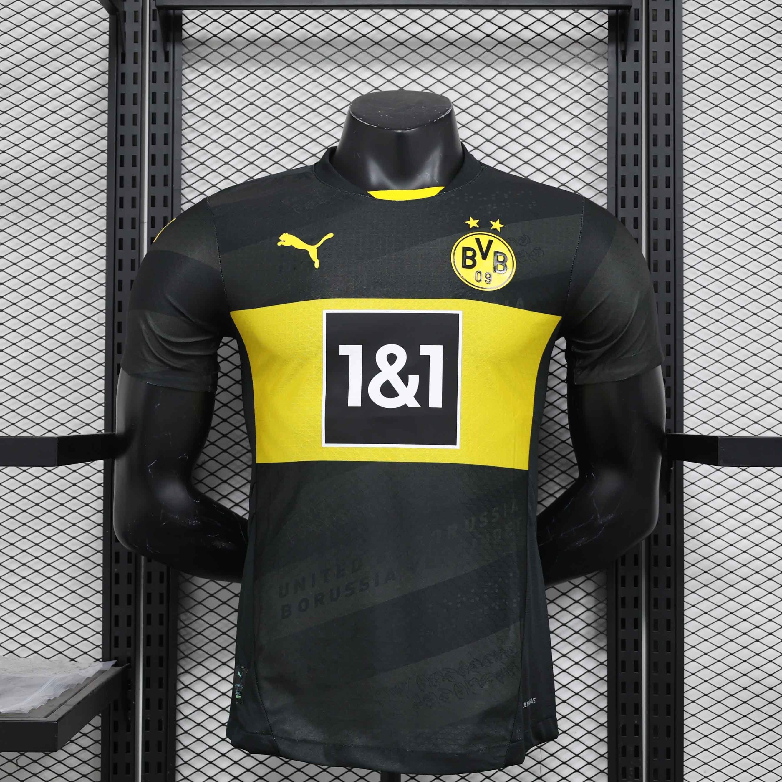 24-25 Dortmund Away Kit Player Version Shirt Sport