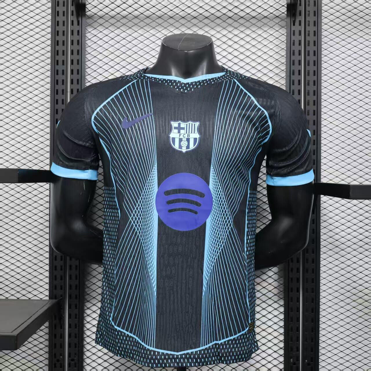 25-26 Barcelona Green&Blue 'noir' Kit Player Version