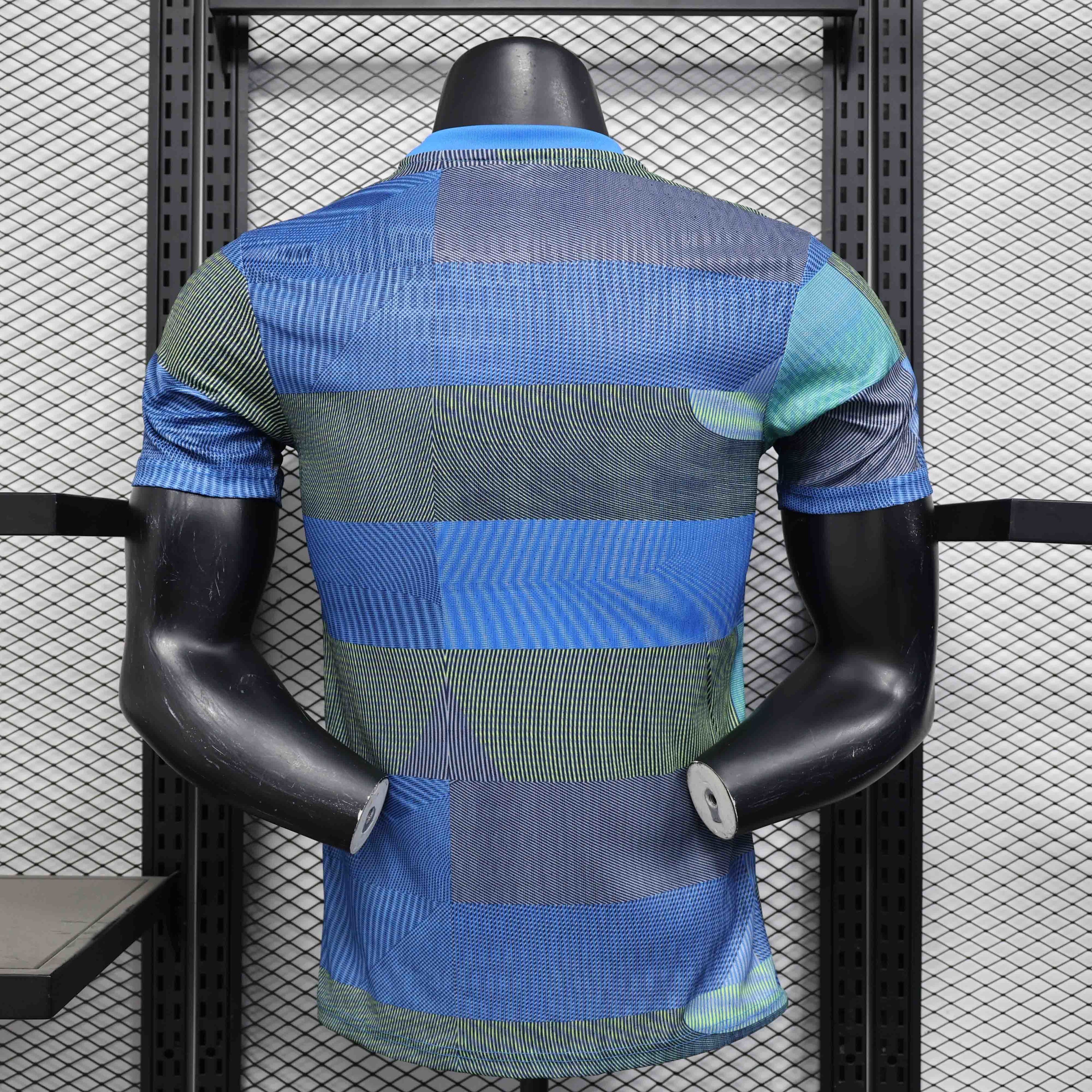 25-26 Real Madrid Warming Up Blue Kit Player Version Shirt