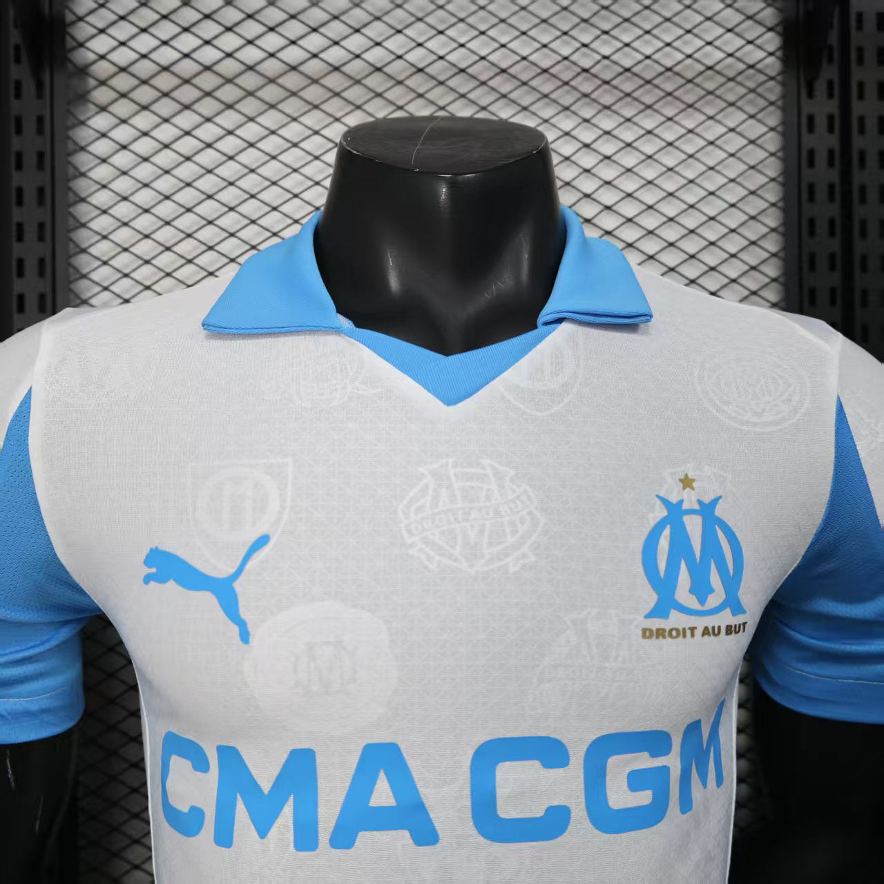 25-26 Olympique Marseille Home Kit Player Version Shirt