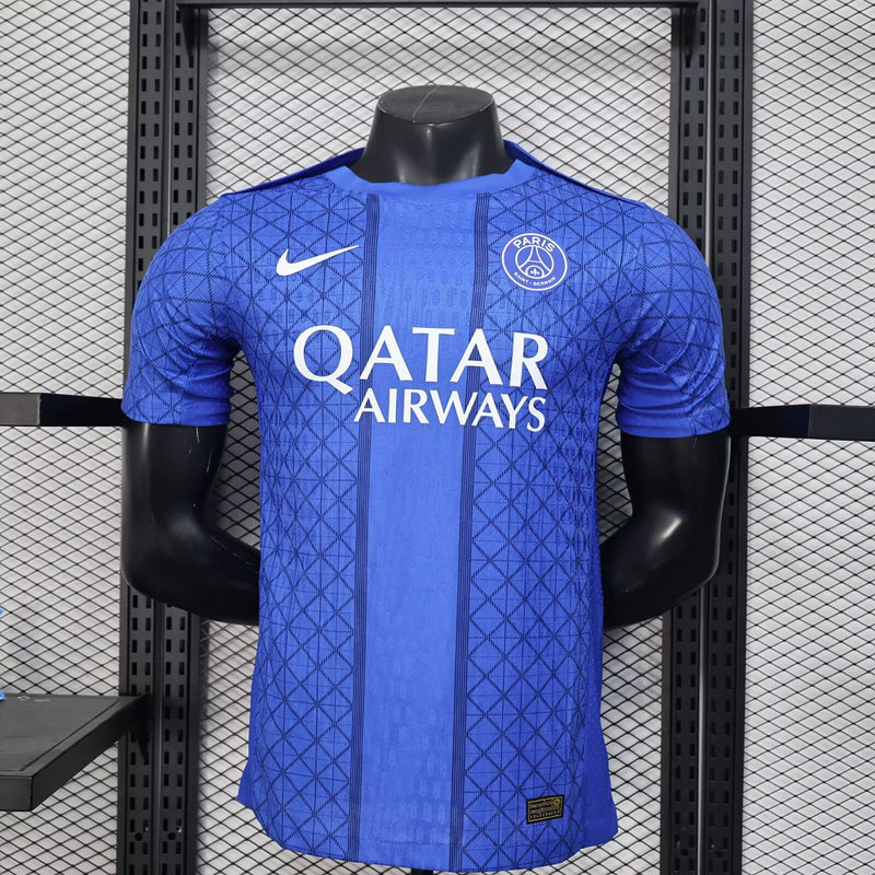25-26 PSG Pre-Match Blue Kit Player Version Shirt