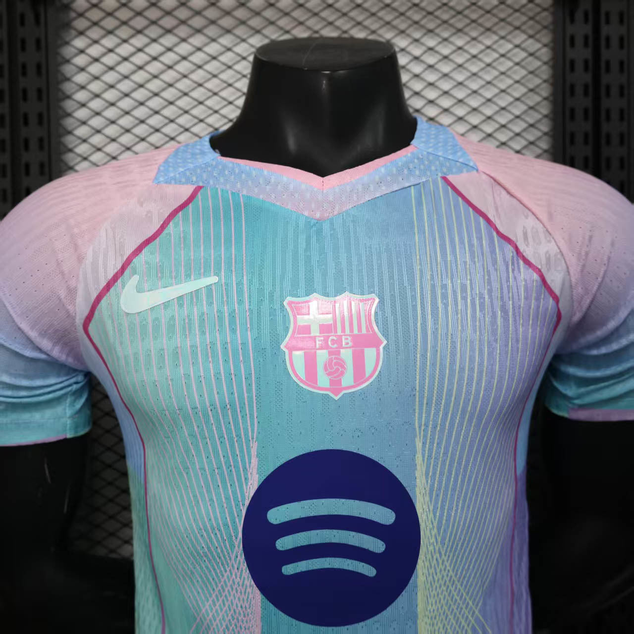 25-26 Barcelona Blue&Pink Special Edition Kit Player Version Shirt