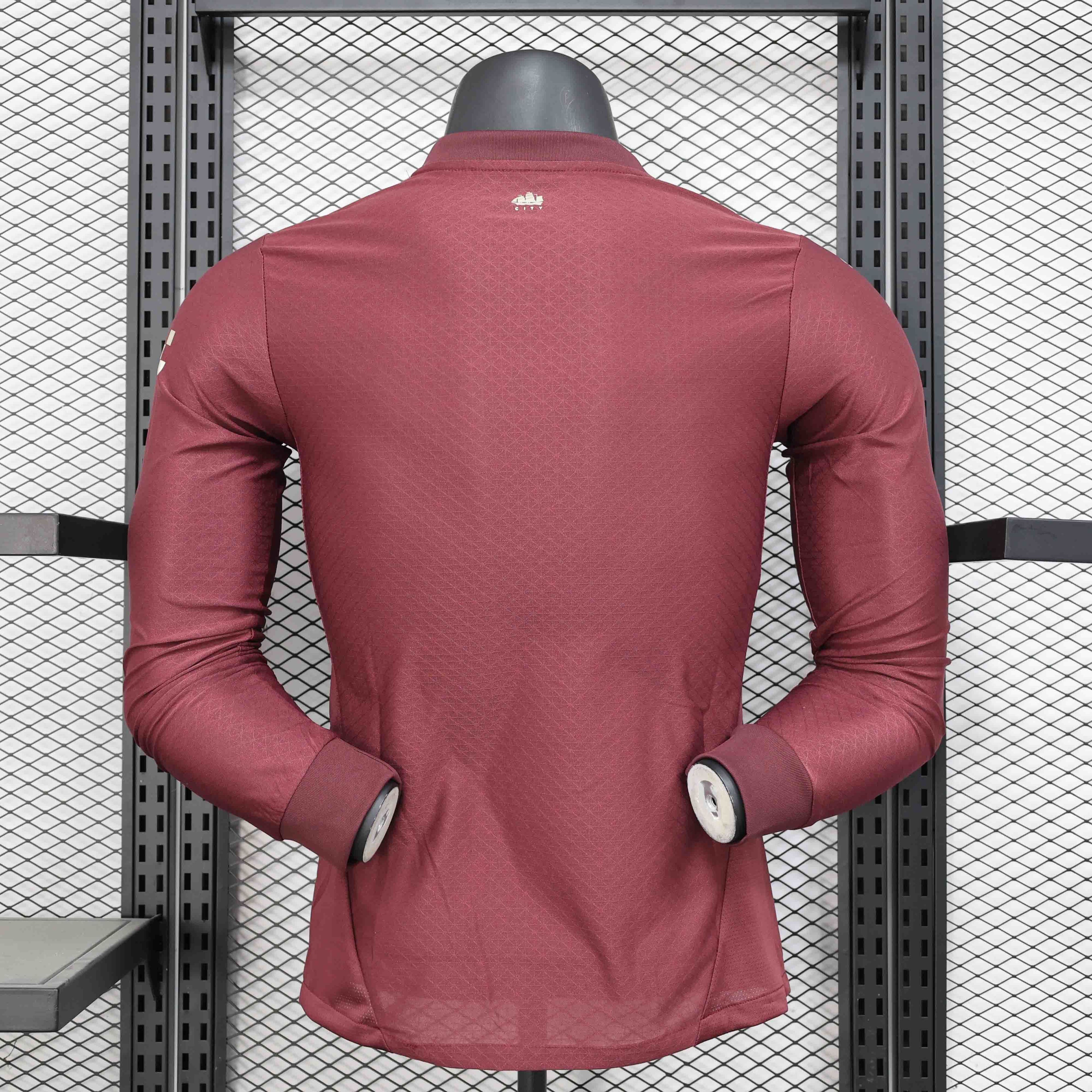 24-25 Manchester City Third Kit Long Sleeve Player Version Shirt