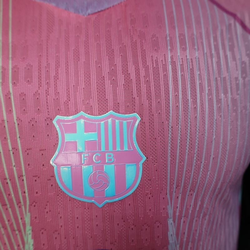 25-26 Barcelona Pink Special Edition Kit Player Version Shirt