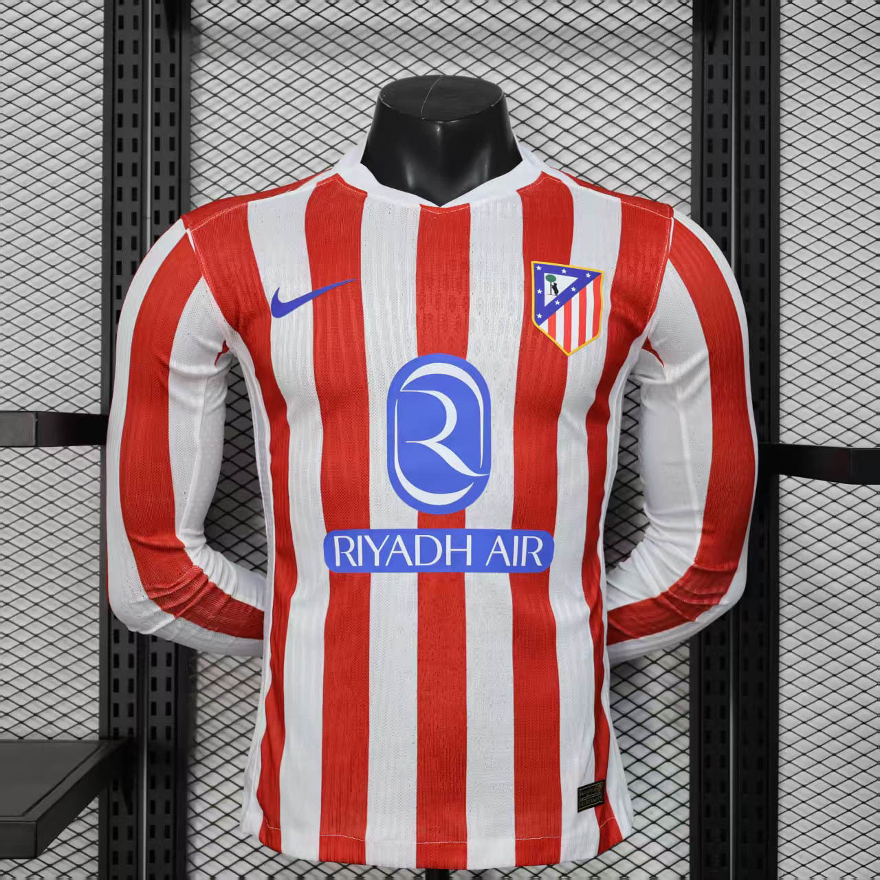 25-26 Atletico Madrid Home Long Sleeve Kit Player Version