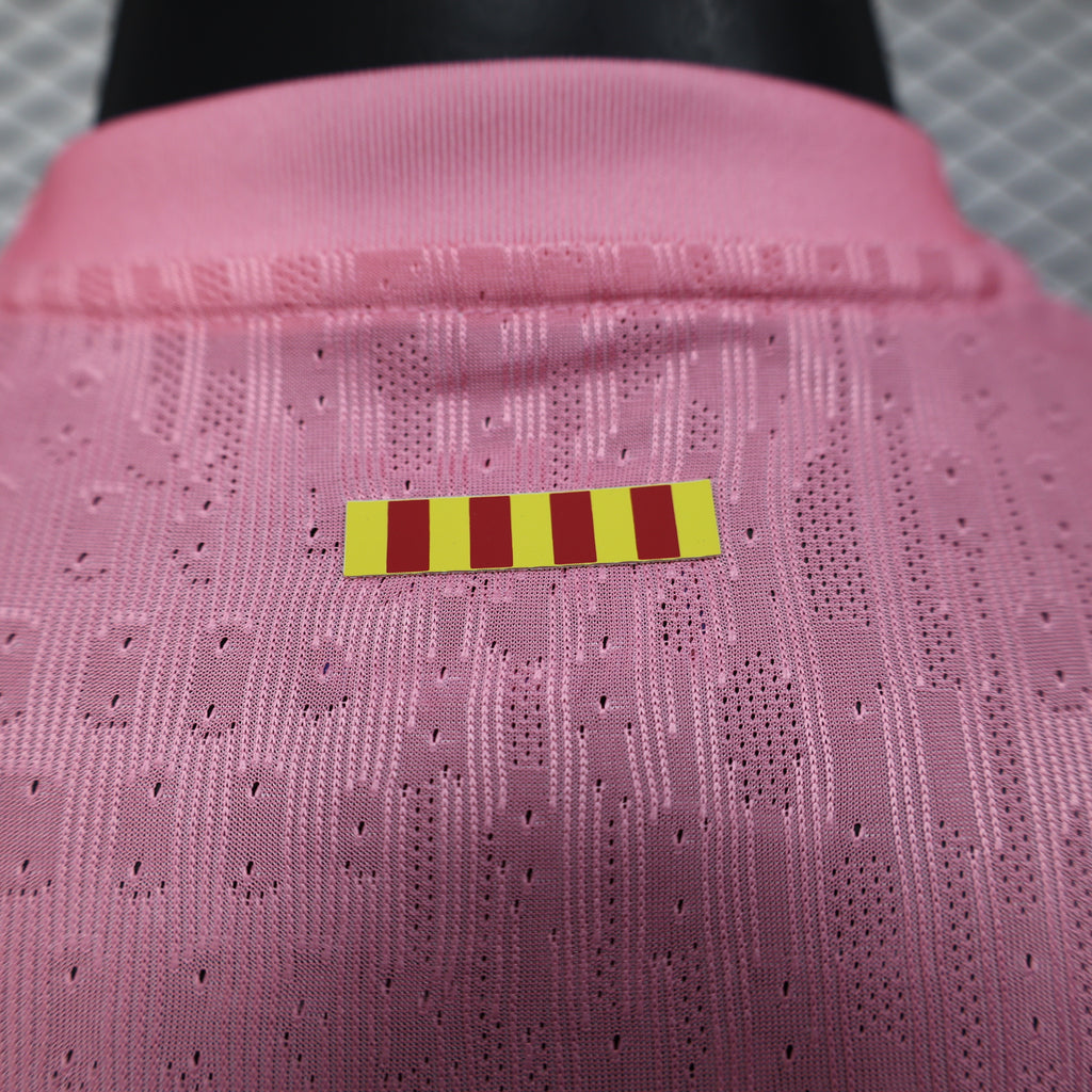25-26 Barcelona Pink Kit Player Version Shirt
