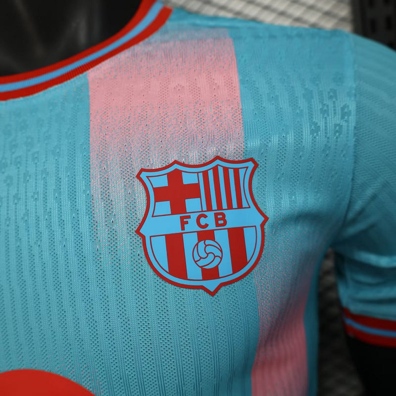 25-26 Barcelona Blue&Pink Special Edition Kit Player Version Shirt