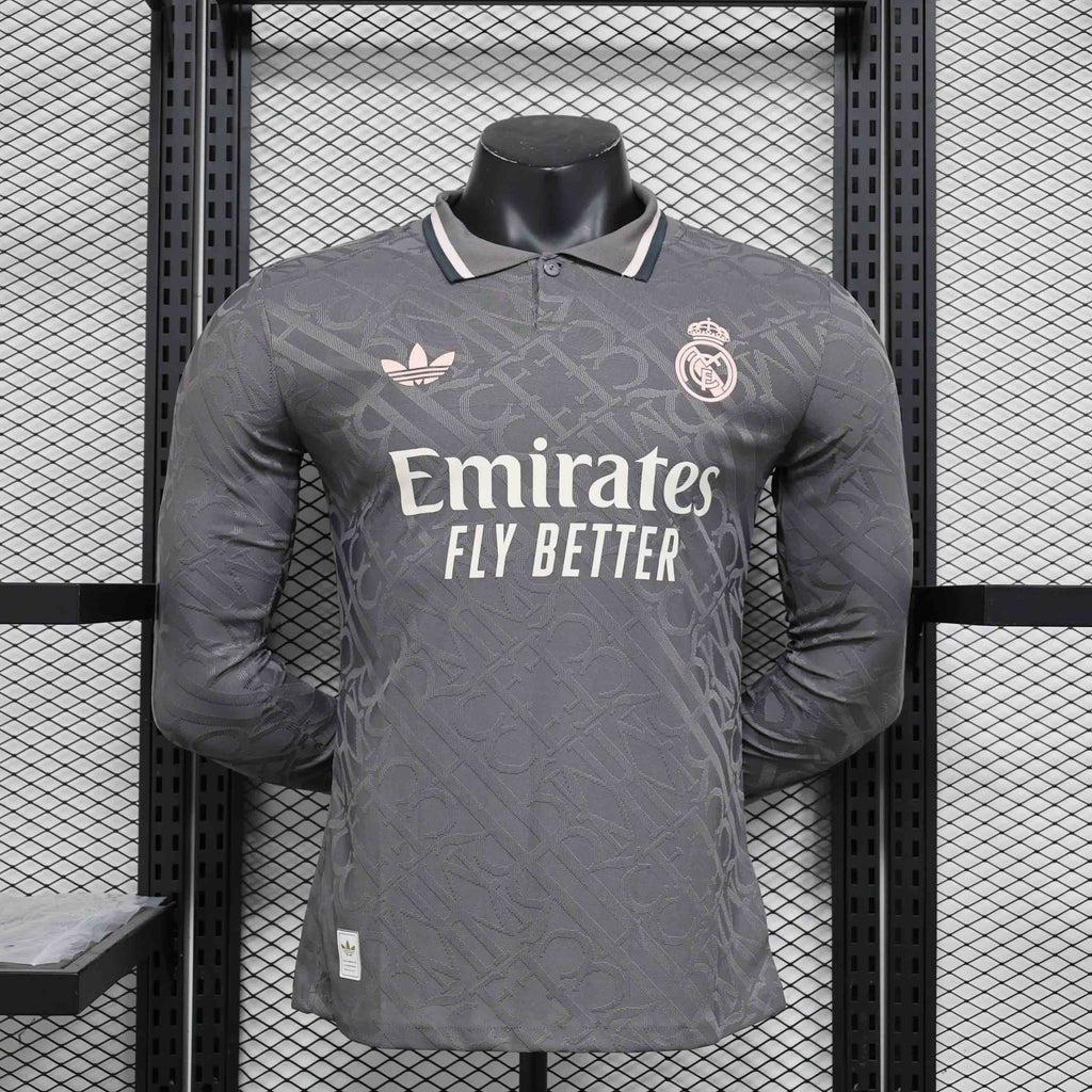 24-25 Real Madrid Third Long Sleeve Kit Player Version Shirt