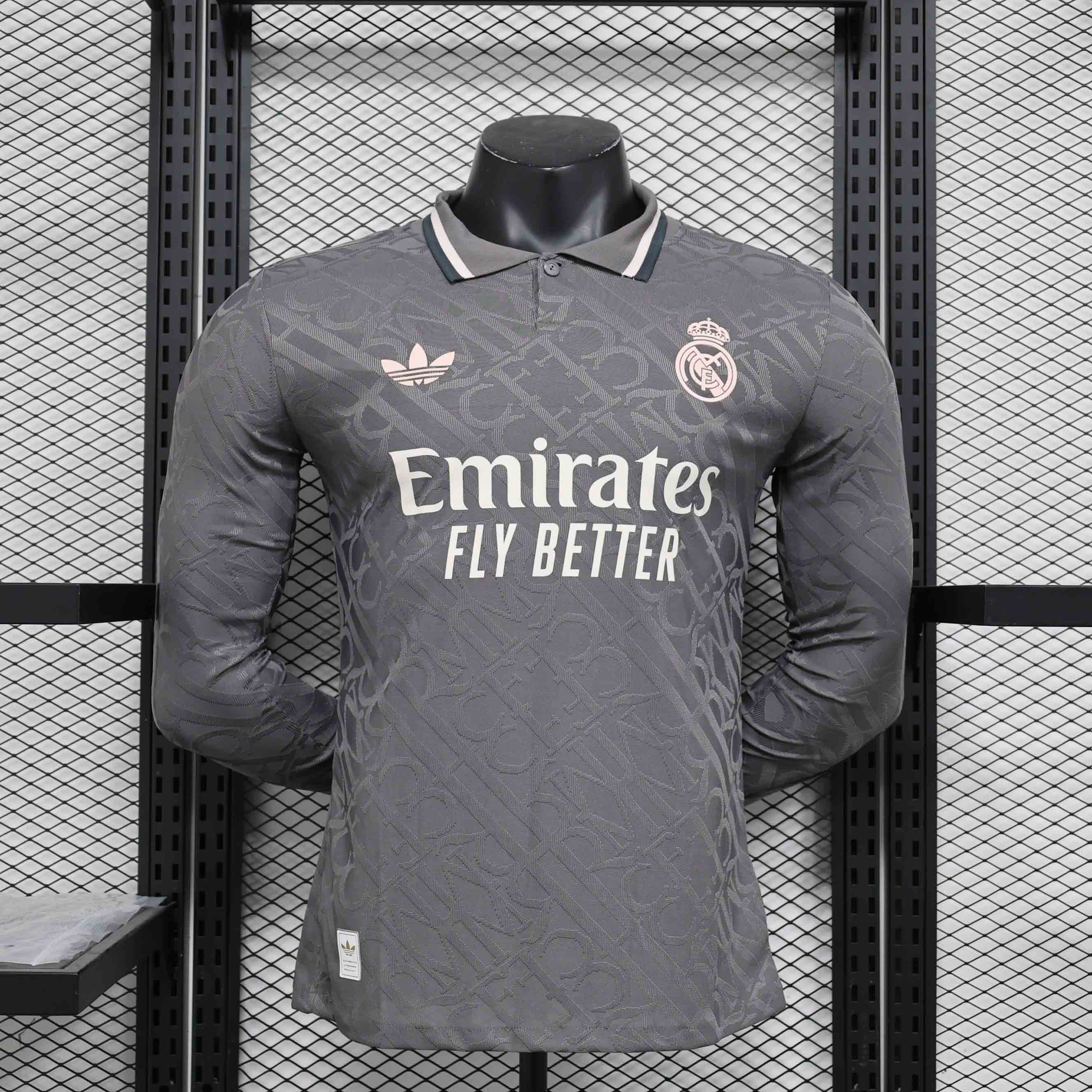 24-25 Real Madrid Third Long Sleeve Kit Player Version Shirt