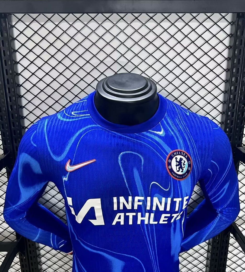 24-25 Chelsea Home Long Sleeve Kit Player Version Shirt Soccer