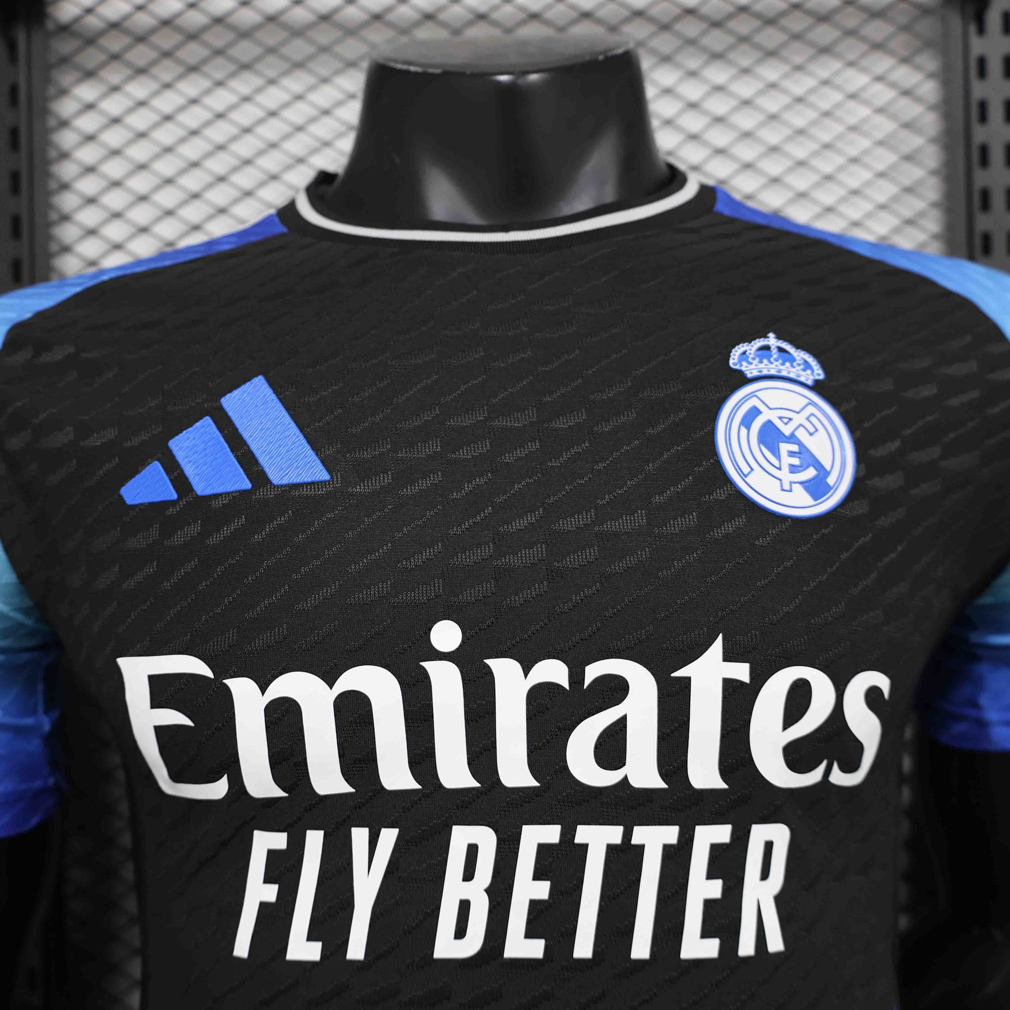 24-25 Real Madrid Black and Blue Special Edition Player Version Shirt