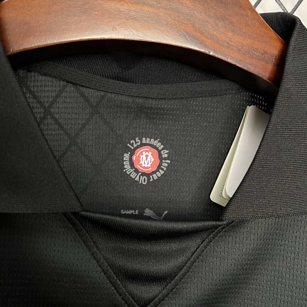 24-25 Marseille 125th Anniversary Edition Black White Shirt