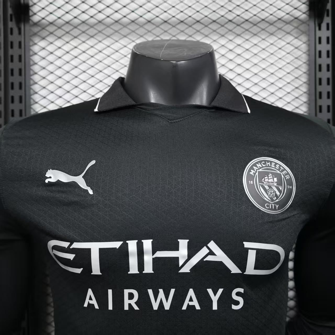 25-26 Manchester City Away Long Sleeve Kit Player Version
