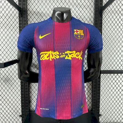25-26 Barcelona x Travis Scott Edition Home Kit Player Version Shirt