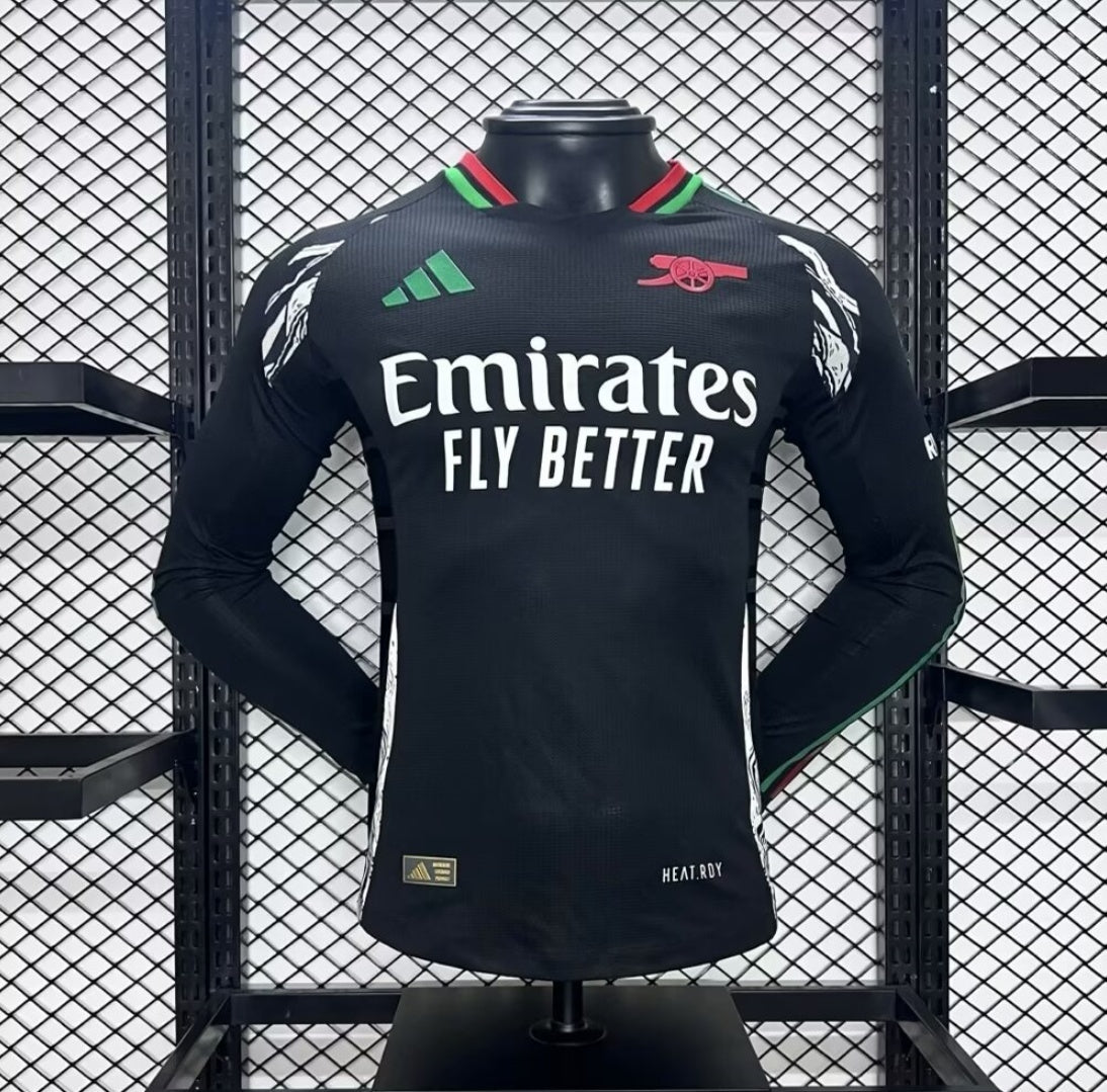 24-25 Arsenal Away Long Sleeve Kit Player Version Shirt