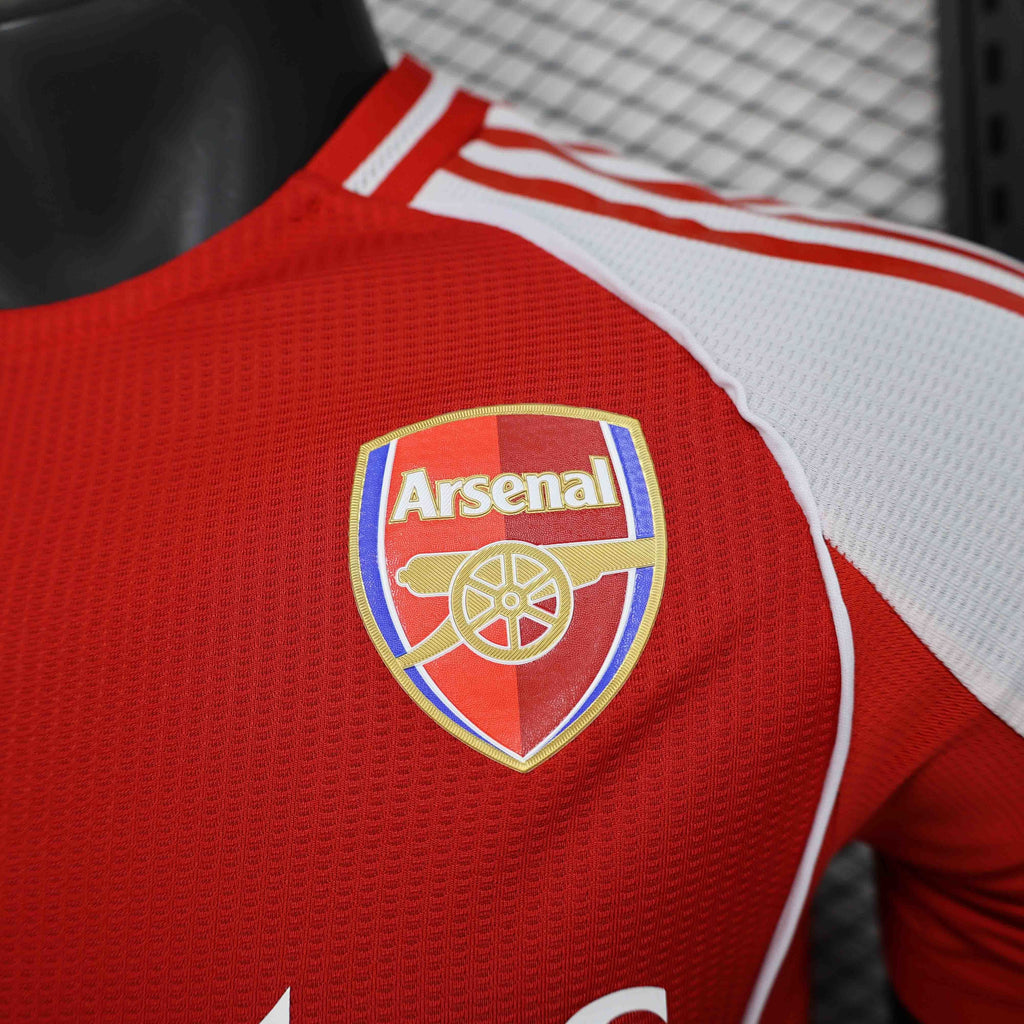 25-26 Arsenal Home Red Kit Player Version Shirt