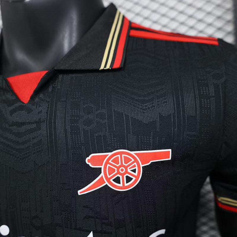 25-26 Arsenal Black Special Edition Kit Player Version Shirt