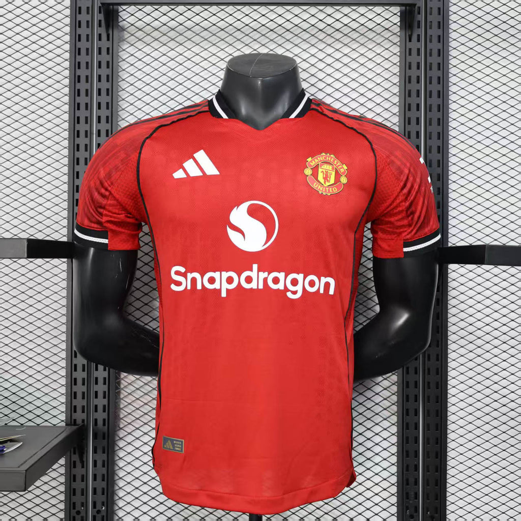 25-26 Manchester United Home Kit Player Version Shirt