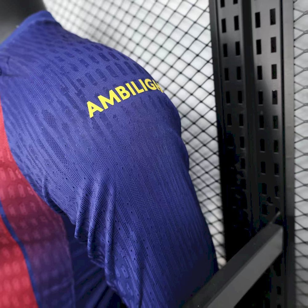25-26 Barcelona Home Long Sleeves Kit Player Version Shirt