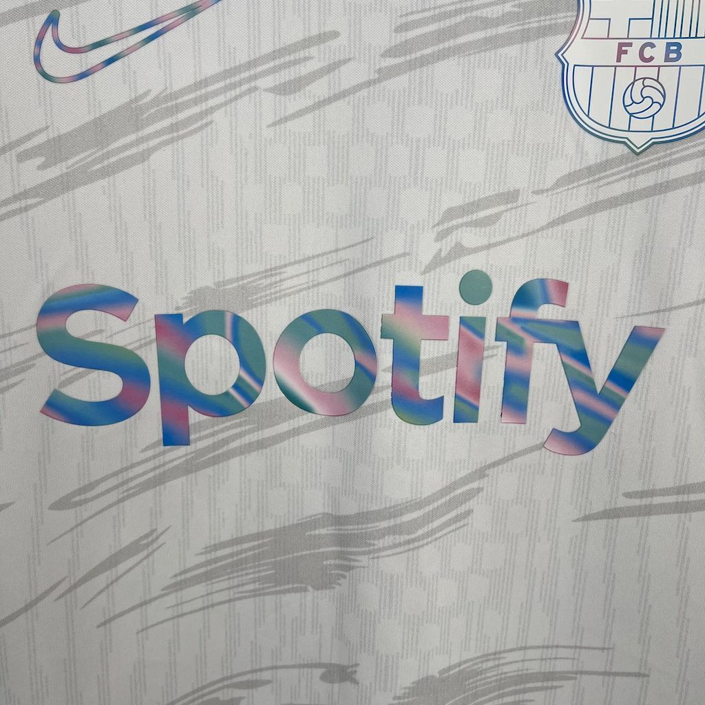 25-26 Barcelona White Special Edition Shirt Football Uniform