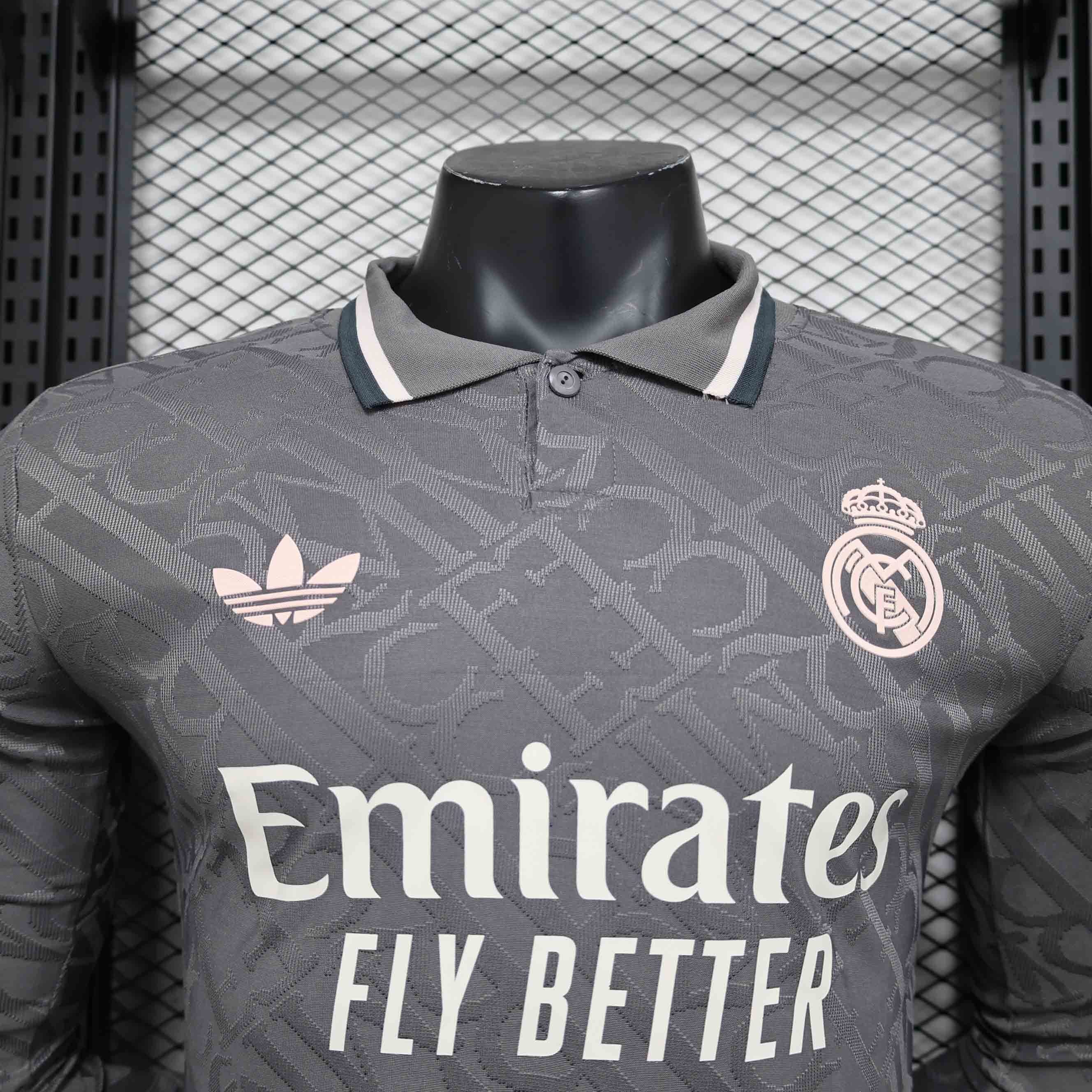24-25 Real Madrid Third Long Sleeve Kit Player Version Shirt