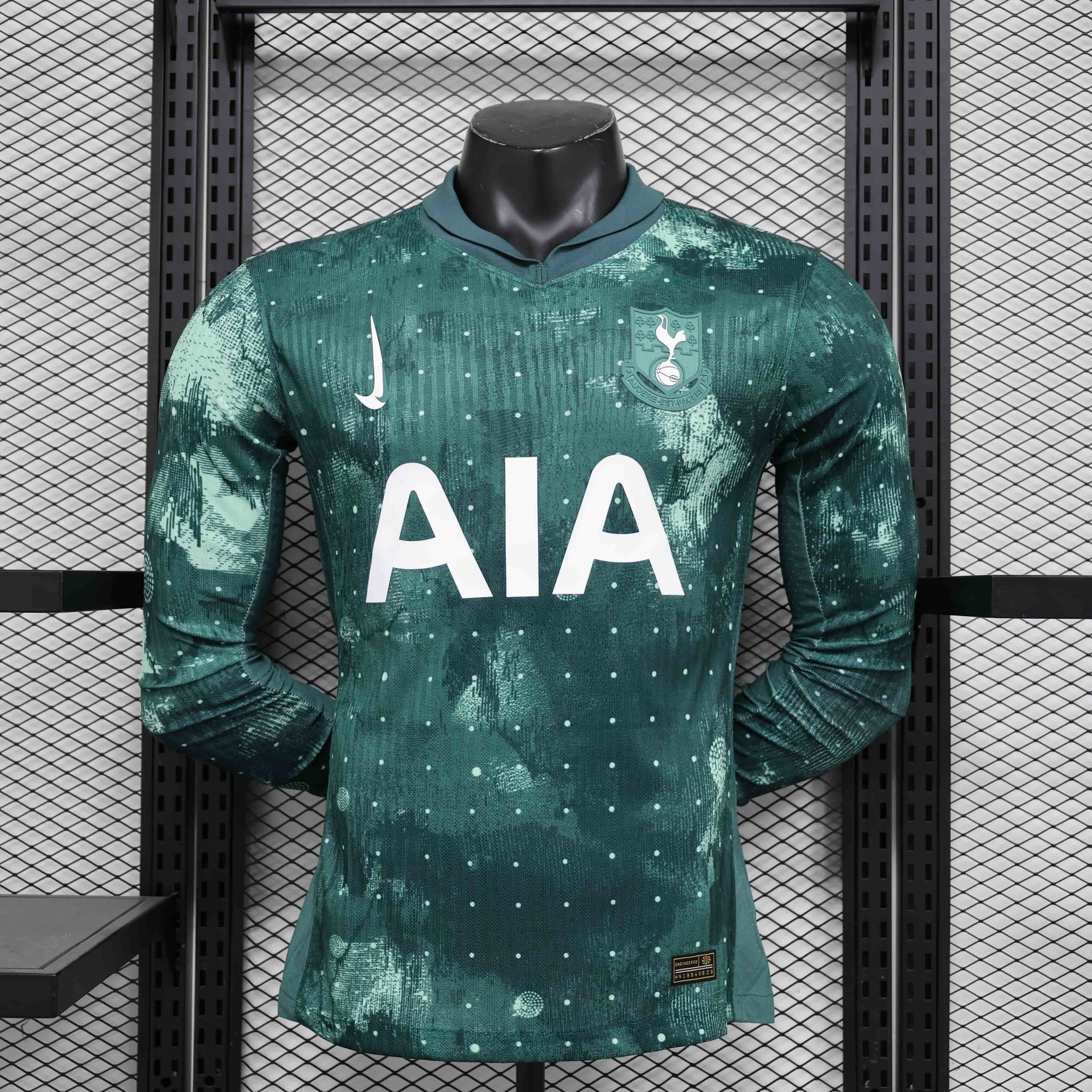 24-25 Tottenham Third Long Sleeve Kit Player Version Shirt