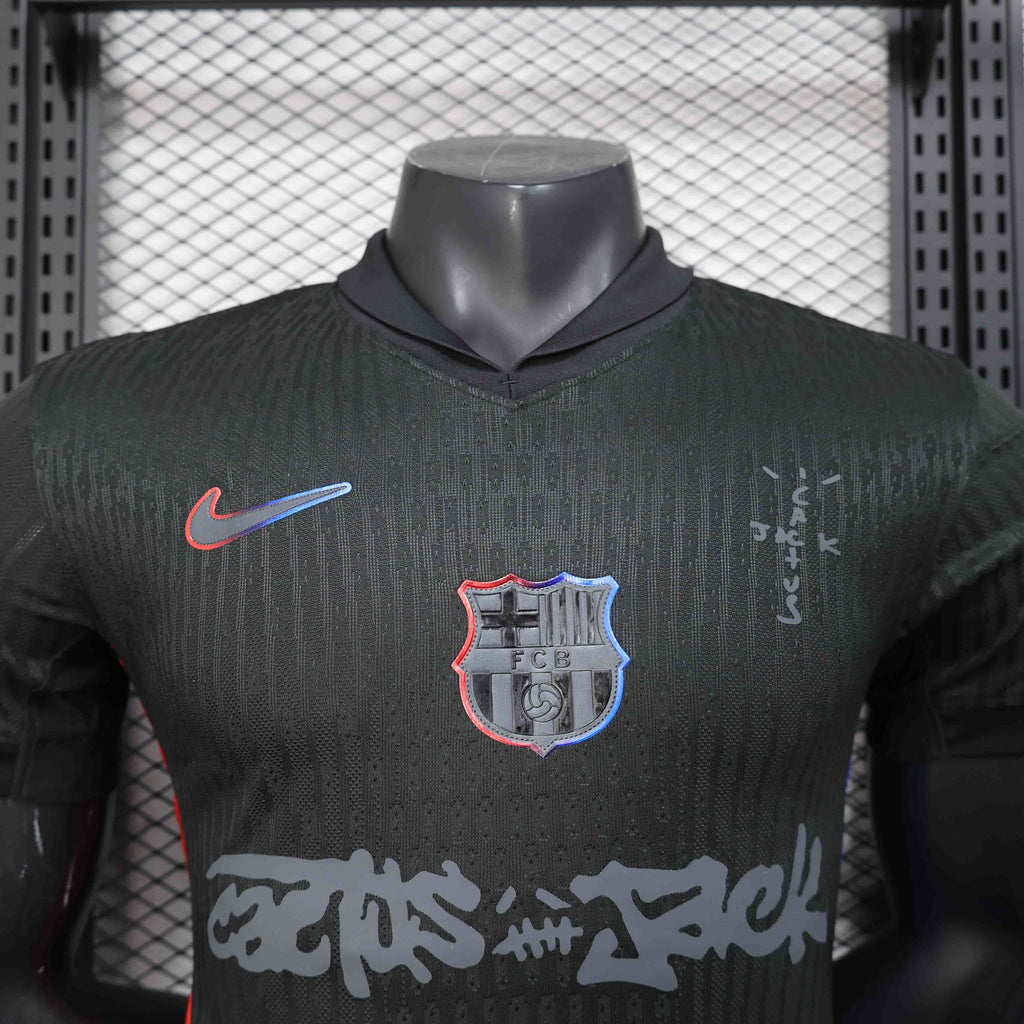 24-25 Barcelona x Travis Scott Away Kit Player Version Shirt
