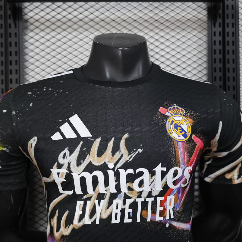 25-26 Real Madrid x LV Special Edition Kit Player Version Shirt Soccer