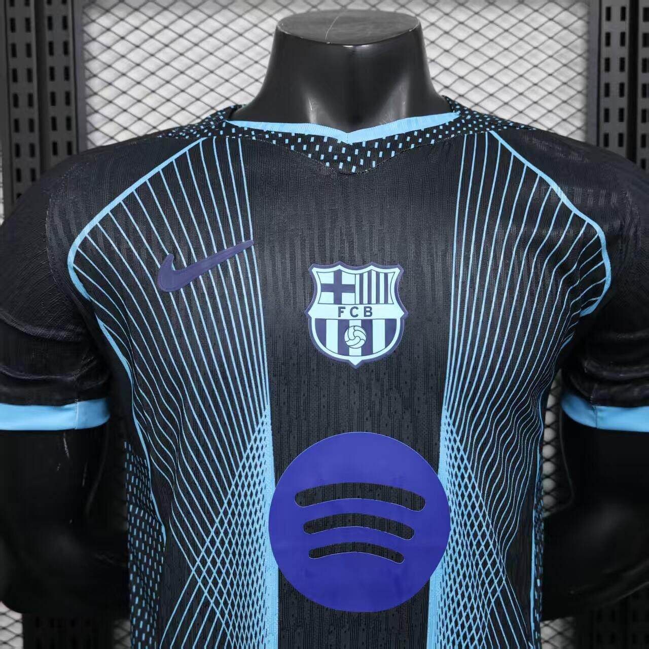 25-26 Barcelona Green&Blue 'noir' Kit Player Version