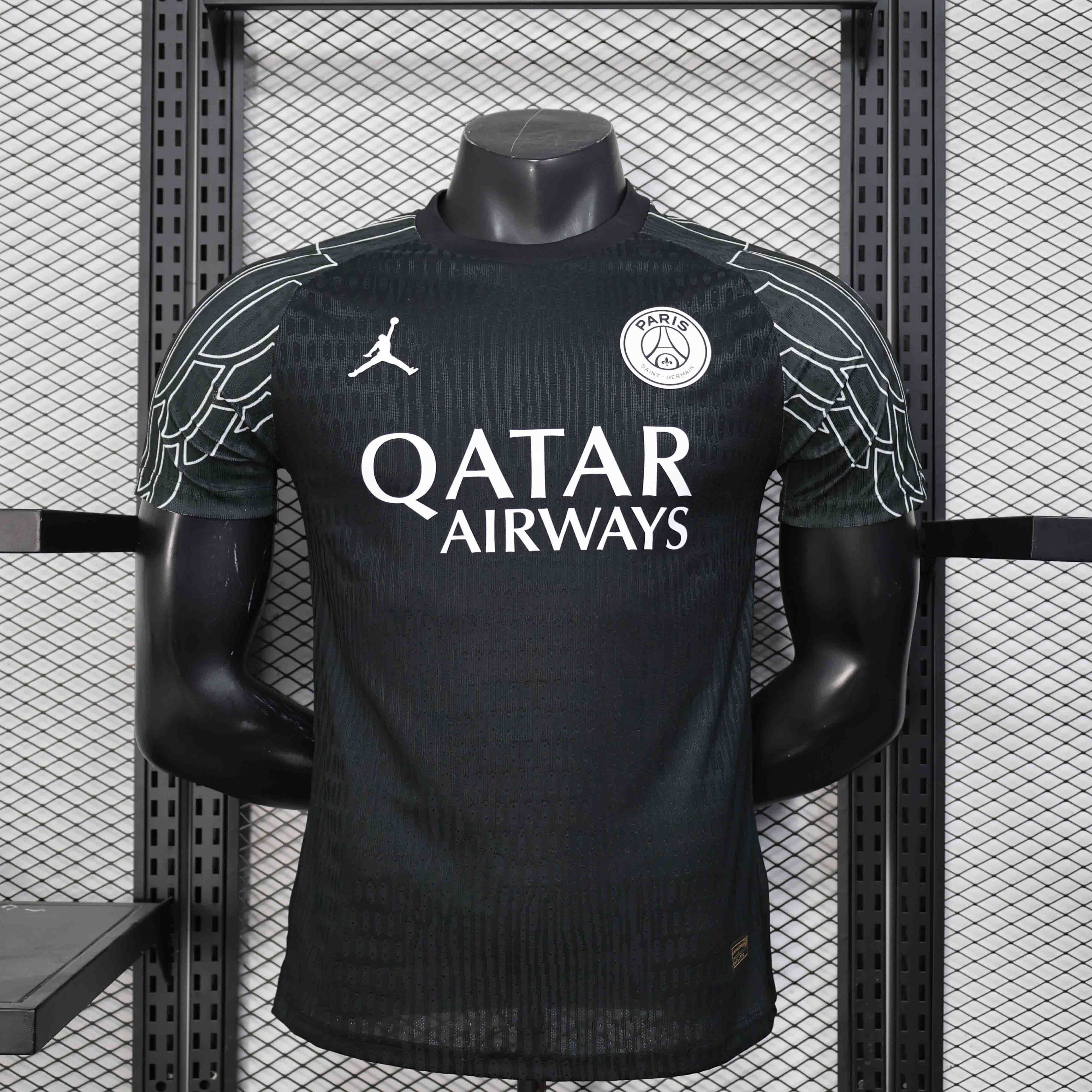 24-25 PSG Fourth Black Kit Player Version Shirt
