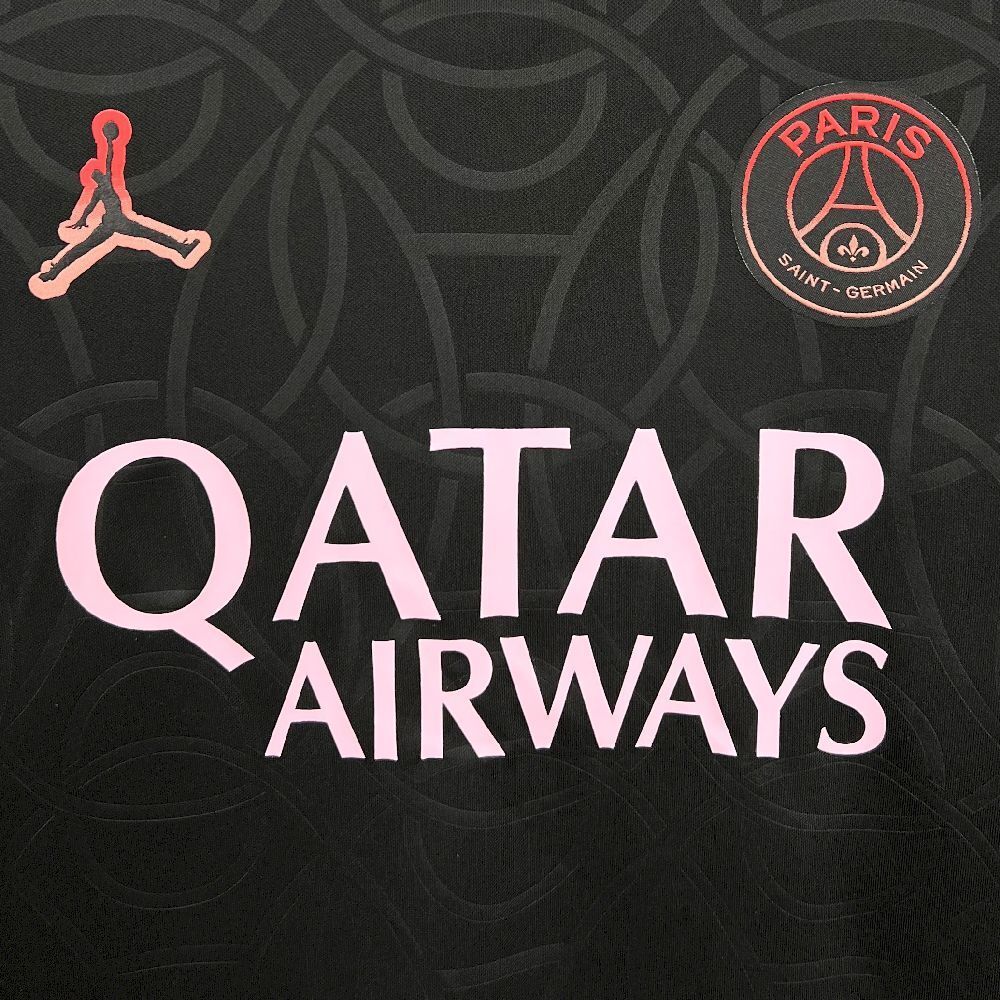 25-26 PSG Black Pre-Match Shirt Football