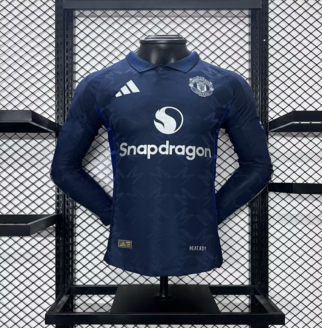 24-25 Manchester United Away Long Sleeve Player Version Shirt