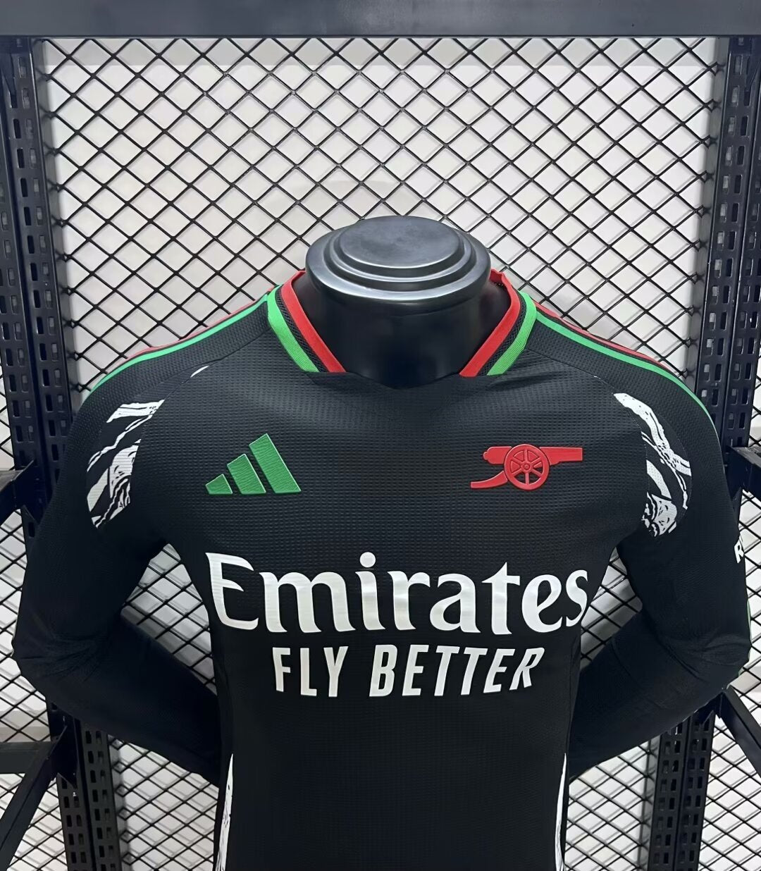 24-25 Arsenal Away Long Sleeve Kit Player Version Shirt